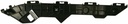Soporte de bumper trasero compatible con Toyota Corolla 2009-2013.