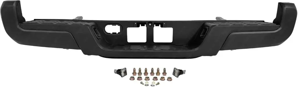 Bumper negro compatible con Toyota Tacoma 2016-2023.