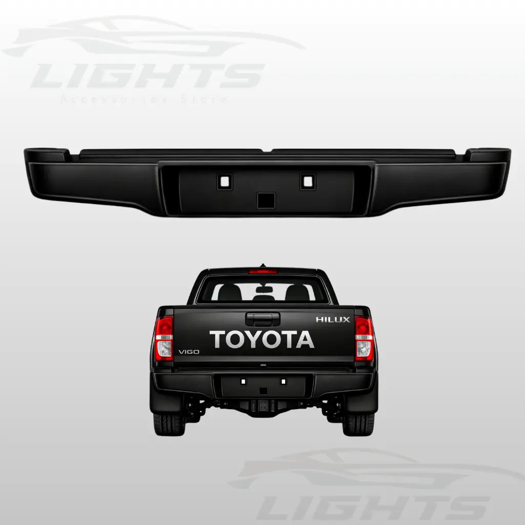 Bumper SR trasero compatible con Toyota Hilux 2005-2015.