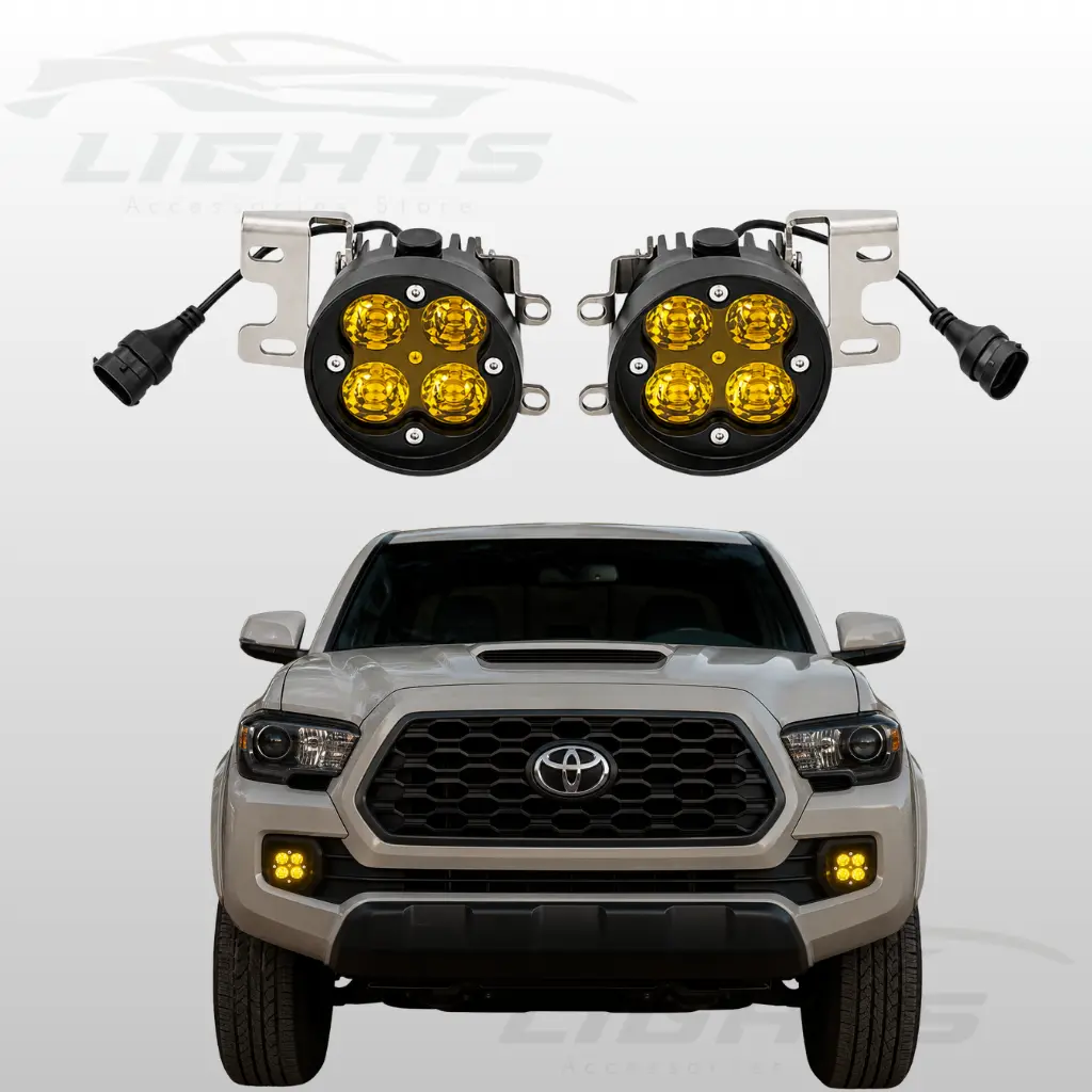 Set de halogenas LED de alta calidad para Toyota Tacoma 2016-2023.