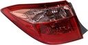 Conjunto de luces traseras exteriores, compatibles con Toyota Corolla 2017-2019. Modelo LE.