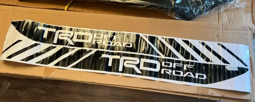 Sticker Toyota Tacoma TRD 4X4 Off Road/puerta