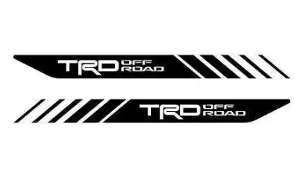 Sticker Toyota Tacoma TRD Off Road negro/faldón