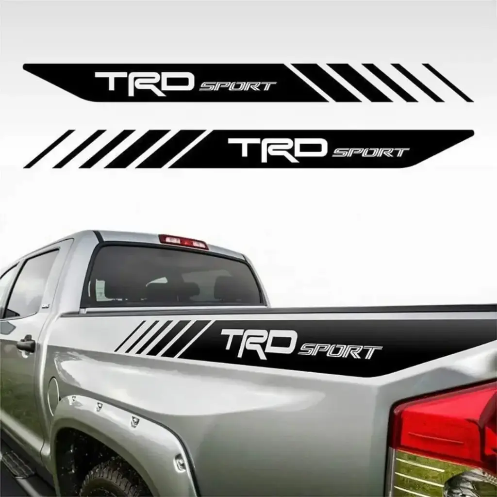 Sticker Toyota Tacoma TRD Sport negro/faldón