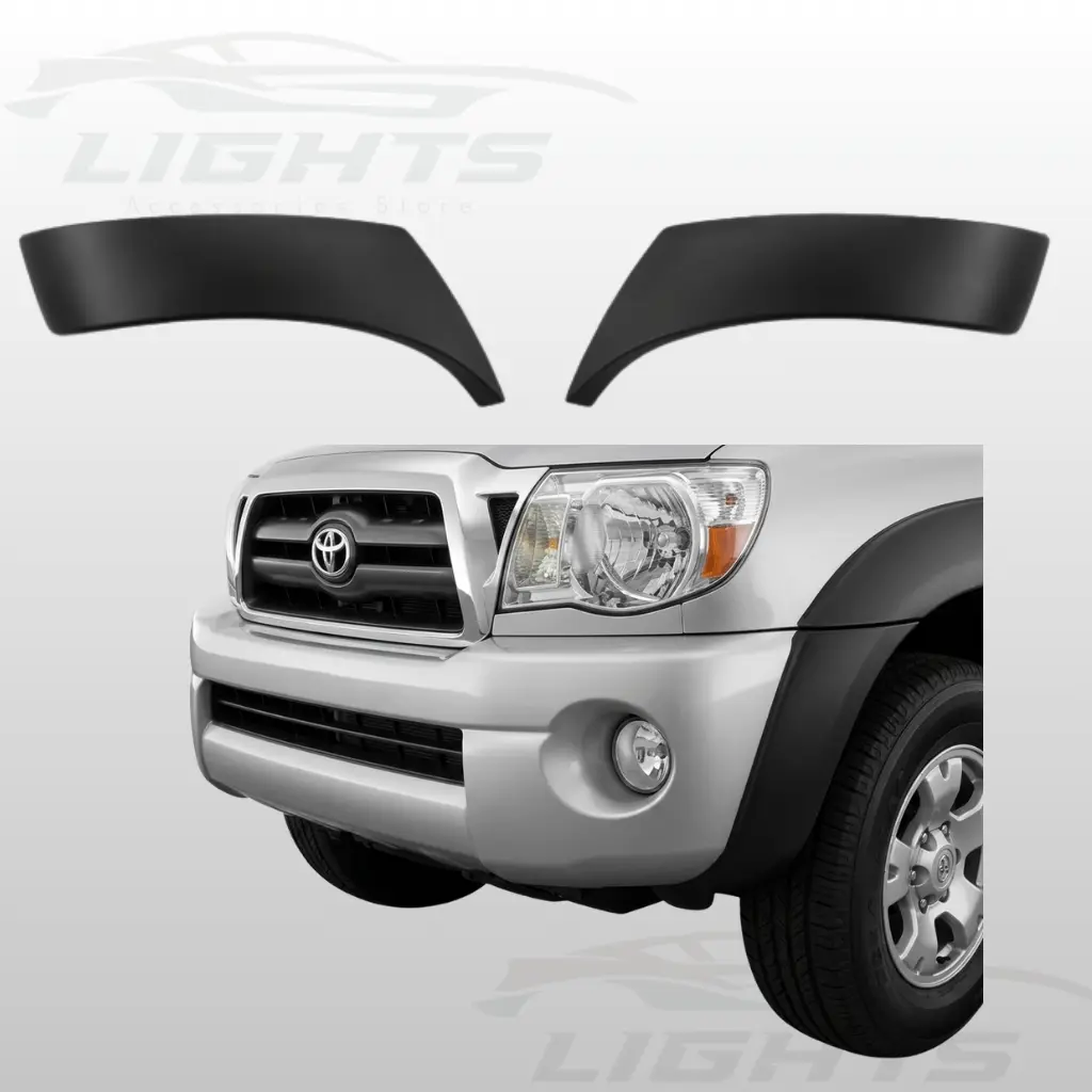 Fender de bumper delantero compatible con Toyota Tacoma 2005-2011.