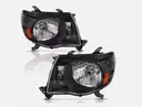 Focos de fondo negro compatible con Toyota Tacoma 2005-2011.