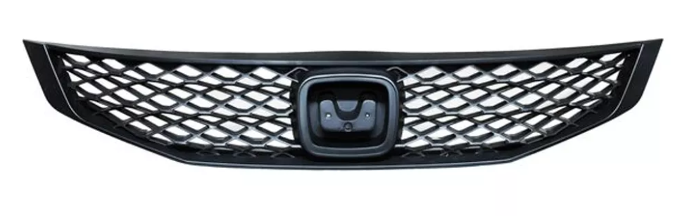 Parrilla  frontal negra para Honda Civic 2009-2011.