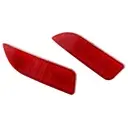 Reflector de luz del bumper trasero, compatible con Toyota Corolla 2011-2013.