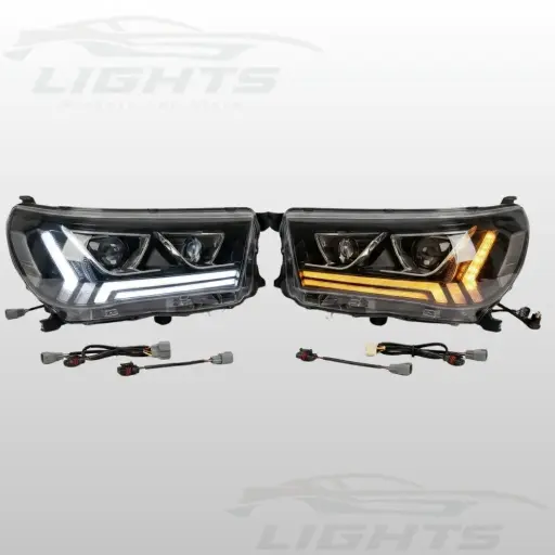 Conjunto de Focos  LED, compatible con Toyota Hilux 2016-2020.