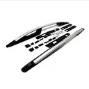 [HND-CRV-0709-056] Riel de techo de aleación de aluminio plateado, Honda CR-V 2007-2011.