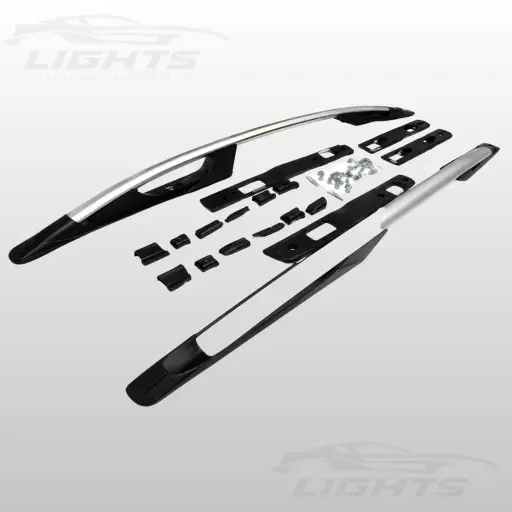[HND-CRV-0709-056] Riel de techo de aleación de aluminio plateado, Honda CR-V 2007-2011.