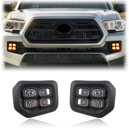 [TYT-TACOMA-1619-062] Conjunto de halógenas  led compatibles con Toyota Tacoma 2016-2023.