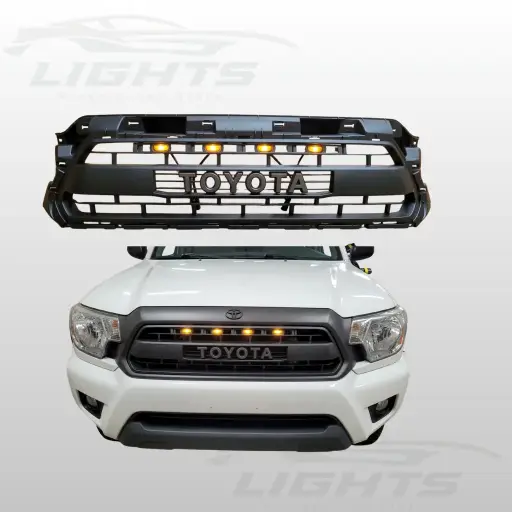 Parilla frontal compatible con Toyota Tacoma 2012-2015.