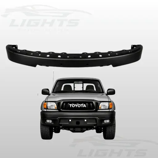 [TYT-TACOMA-0104-014] Bumper delantero negro compatible con Toyota Tacoma 2001-2004.