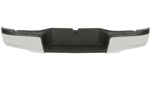 [TYT-HILUX-1623-008] Bumper trasero cromado compatible con Toyota Hilux Pick-Up 2016-2023. 