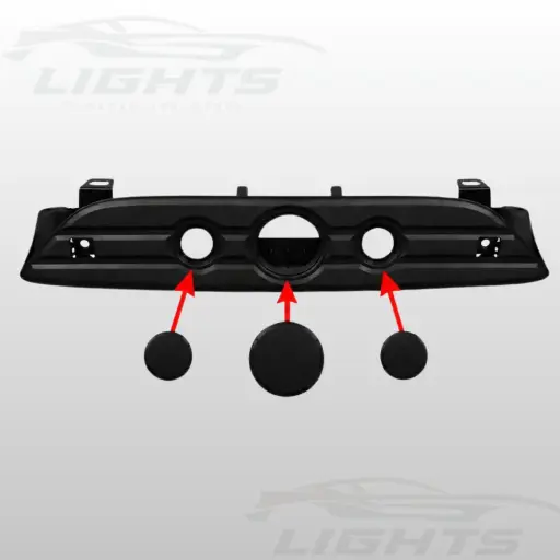 Tapones de Almohadilla de Bumper TraseroToyota Tacoma 2005-2015.