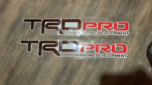 [lights-trd-001] Sticker TRD, Toyot Racing