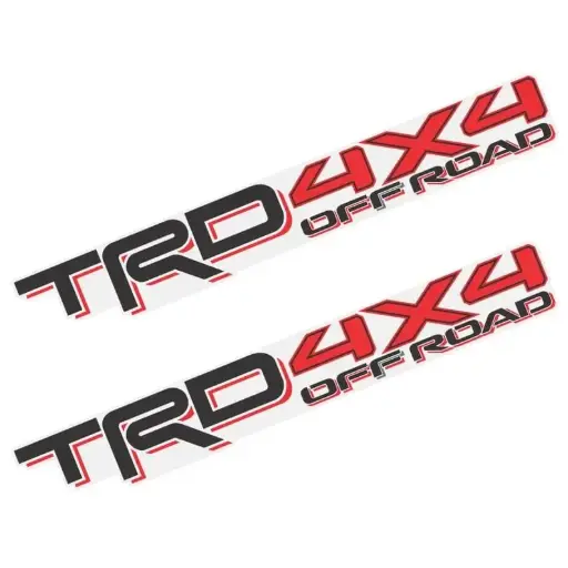 [TYT-TACOMA-ST01-NEW] Sticker Toyota Tacoma TRD 4X4 negro y rojo