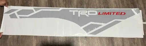 [TYT-TACOMA-ST03-NEW] Sticker Toyota Tacoma TRD Sport gris/faldón