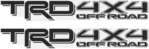 [TYT-TACOMA-ST06-NEW] Sticker Toyota Tacoma TRD 4X4 negro/corto