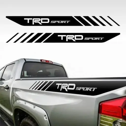[TYT-TACOMA-ST12-NEW] Sticker Toyota Tacoma TRD Sport negro/faldón