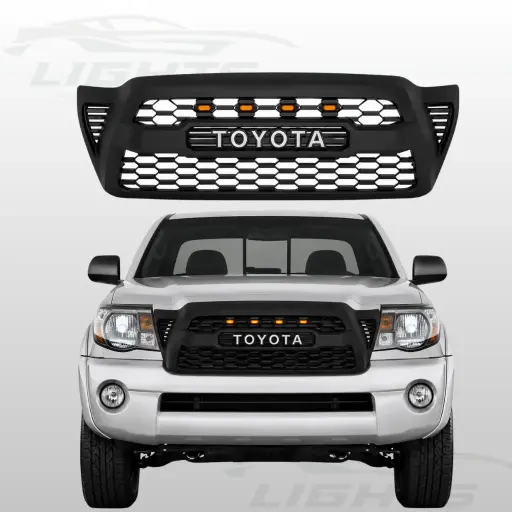 [TYT-TACOMA-0511-018-NEW] Parrilla con luces compatible con Toyota Tacoma 2005-2011
