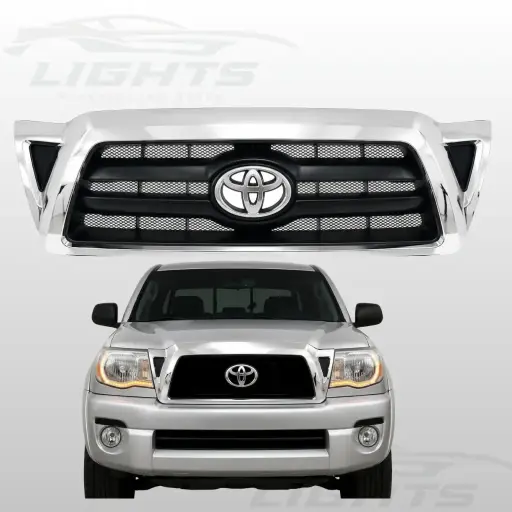 [TYT-TACOMA-0511-019-NEW] Parrilla cromada compatible con Toyota Tacoma 2005-2011