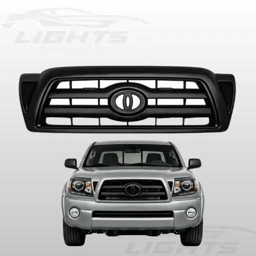 [TYT-TACOMA-0511-020-NEW] Parrilla negra compatible con Toyota Tacoma 2005-2011