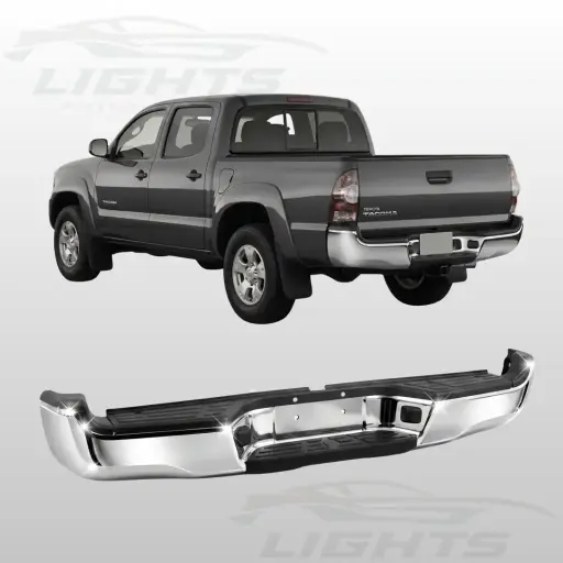 [TYT-TACOMA-0511-044-NEW] Bumper trasero cromado compatible con Toyota Tacoma 2005-2015