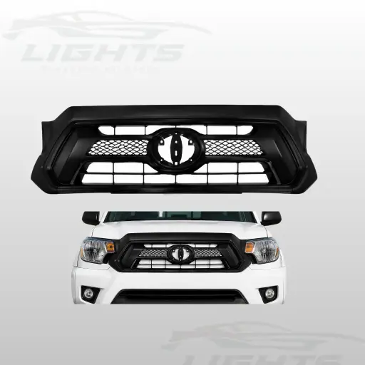 [TYT-TACOMA-1215-000-NEW] Parrilla frontal negra compatible con Toyota Tacoma 2012-2015