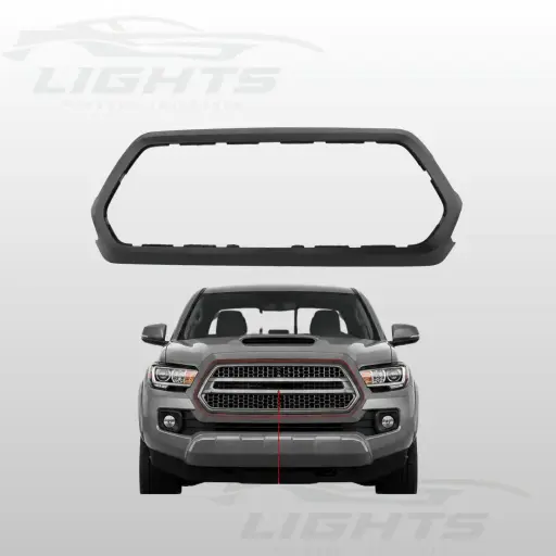 [TYT-TACOMA-1623-096-NEW] Marco exterior de parrilla compatible con Toyota Tacoma 2016-2023